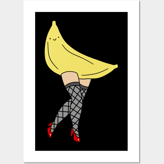 Sexy Legs Banana Wall Art by saradaboru